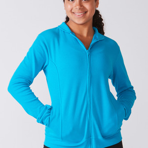 Studio Essentials Ladies Economy Cotton/Spandex Yoga Jacket