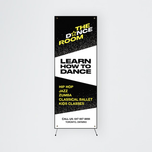 Advertising Banner - 23" x 64"