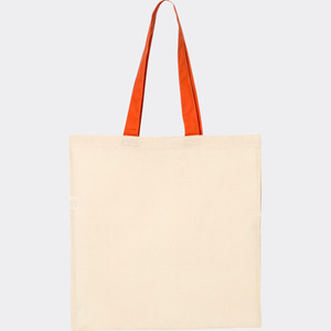 Economical Tote with Contrast-Color Handles