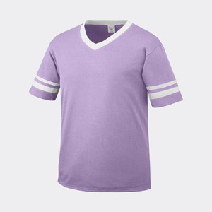 Youth Sleeve Stripe V-Neck T-Shirt
