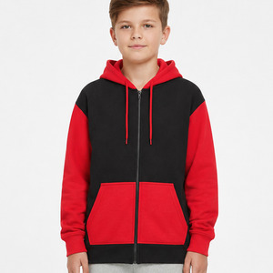 SLX Unisex Colourblock Fleece Zip Hoodie